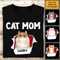 Personalized Gift for Cat Mom Shirt - Hoodie - Sweatshirt 24685 thumb 1