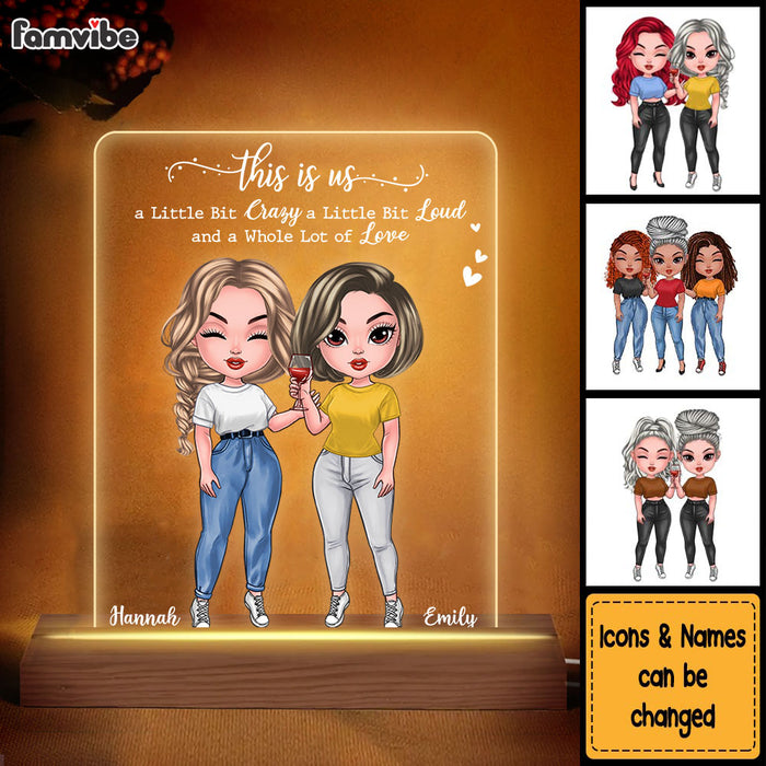 Personalized Gift This Is Us Whole Lot of Love Plaque LED Lamp Night Light 24686 1