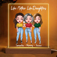 Personalized Gift Like Mother Like Daughter Plaque LED Lamp Night Light 24687 thumb 1