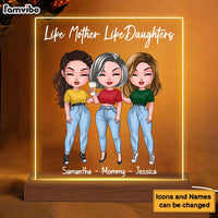 Personalized Gift Like Mother Like Daughter Plaque LED Lamp Night Light 24687 thumb 1