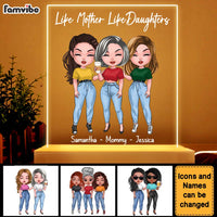 Personalized Gift Like Mother Like Daughter Plaque LED Lamp Night Light 24687 thumb 1