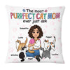 Personalized Purrfect Cat Mom Pillow 24688 1