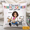 Personalized Purrfect Cat Mom Pillow 24688 1