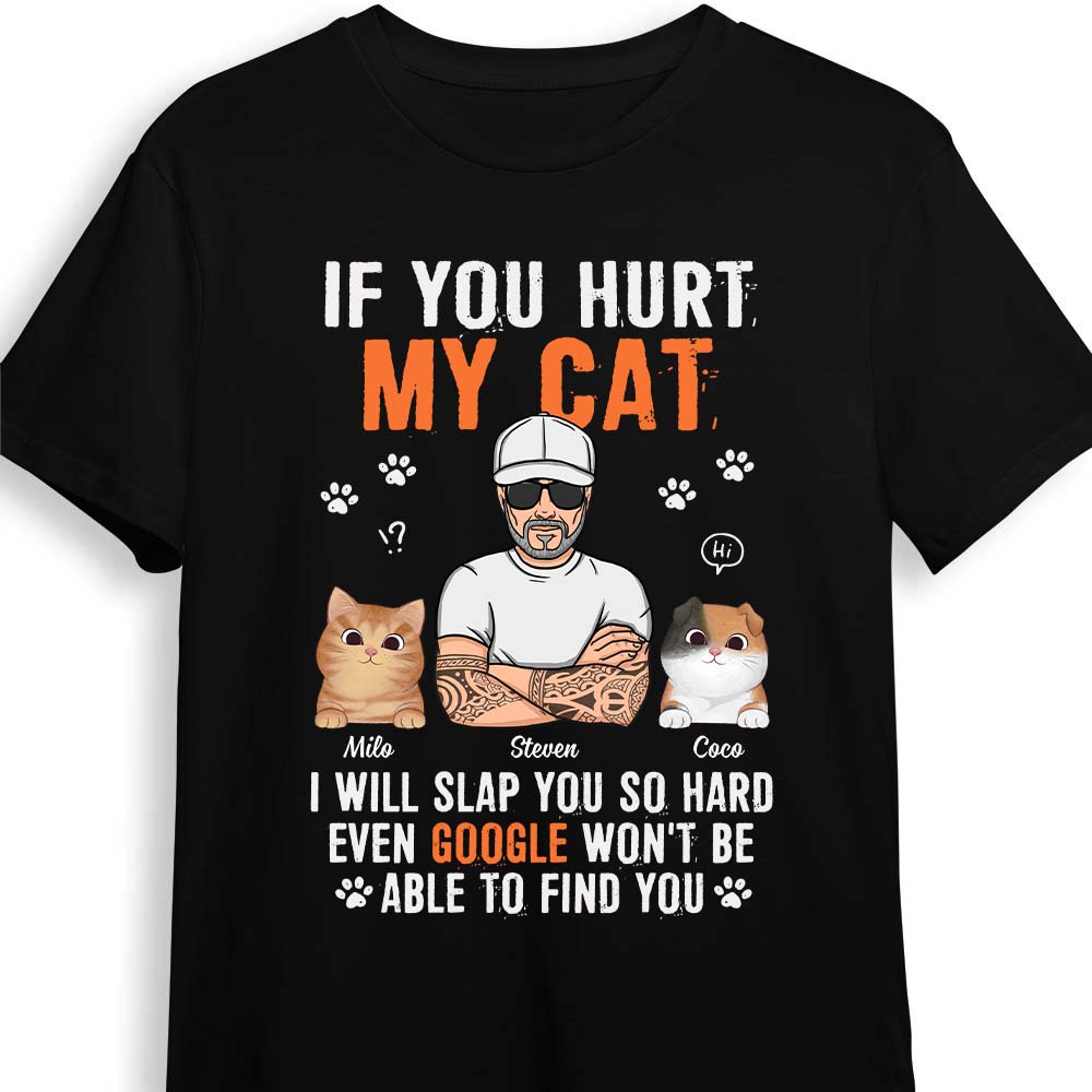 Personalized Gift If You Hurt My Cat Shirt Hoodie Sweatshirt 24693 Primary Mockup