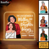 Personalized The Love Between a Mother & Daughter Is Forever Plaque LED Lamp Night Light 24694 thumb 1