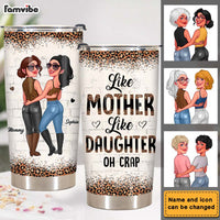Personalized Gift For Mom Like Mother Like Daughter Steel Tumbler 24705 thumb 1