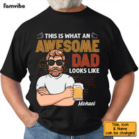 Personalized This Is What An Awesome Dad Looks Like Shirt - Hoodie - Sweatshirt 24752 thumb 1