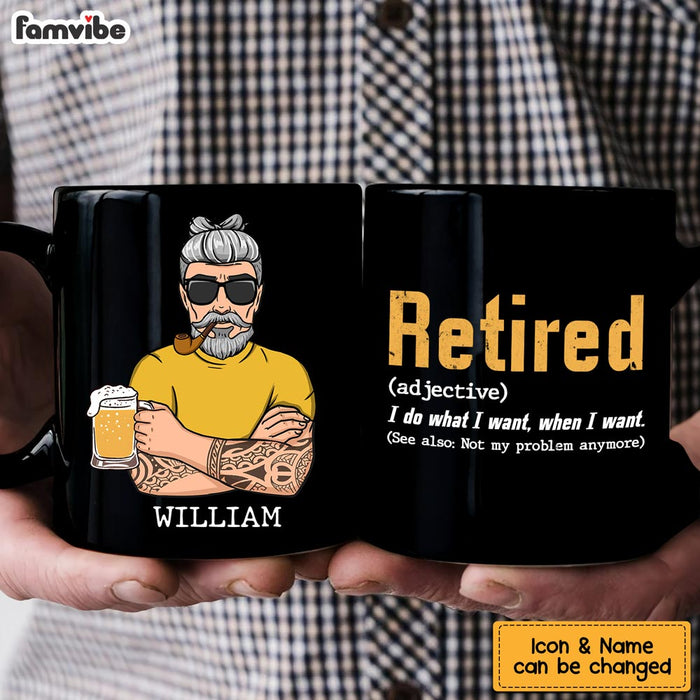 Personalized Retired Definition Mug 24755 1