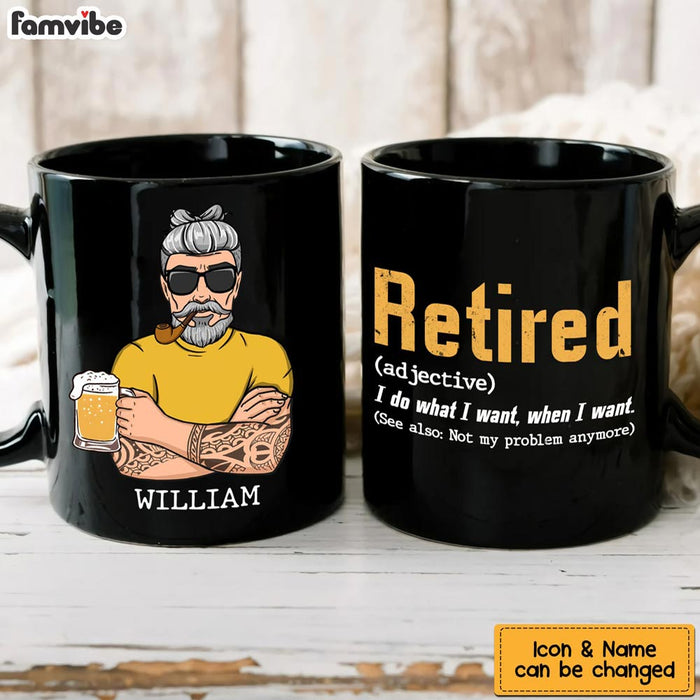 Personalized Retired Definition Mug 24755 1