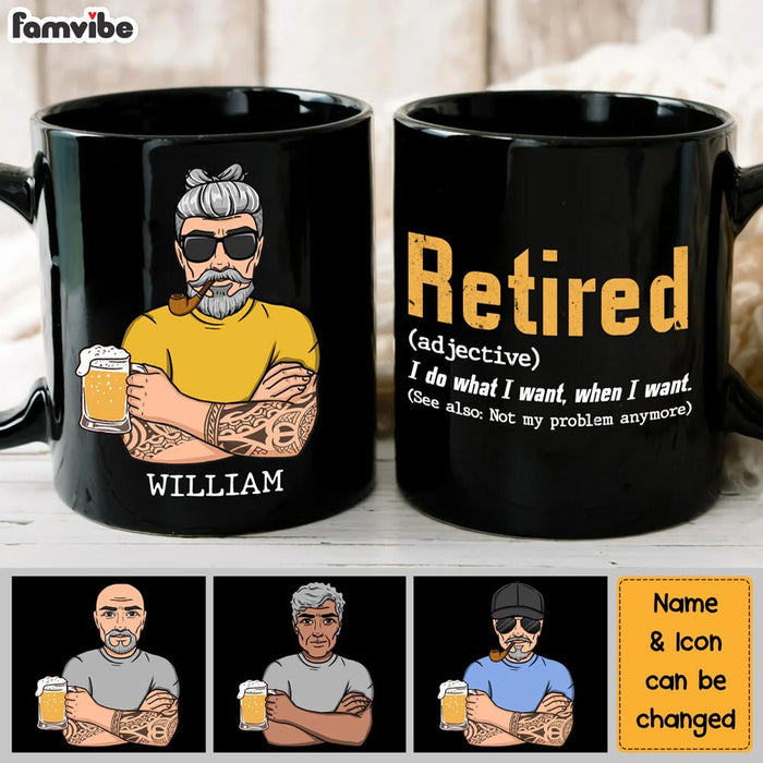 Personalized Retired Definition Mug 24755 1