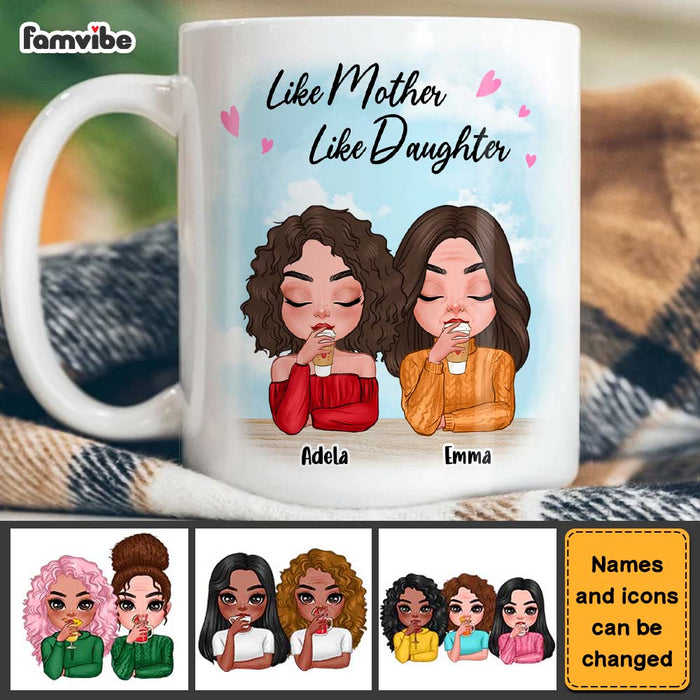 Personalized Like Mother Like Daughter Mug 24763 1