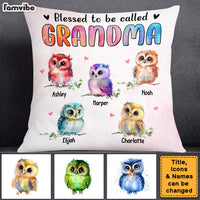 Personalized Gift Blessed To Be Called Grandma Pillow 24764 thumb 1