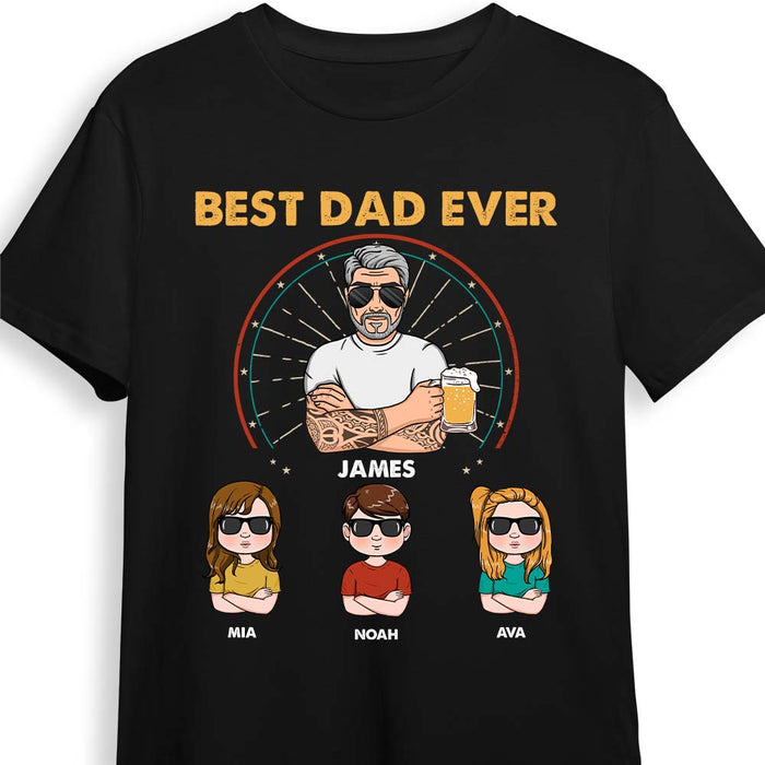 Personalized Gift For Dad And Children Shirt - Hoodie - Sweatshirt 24765 1