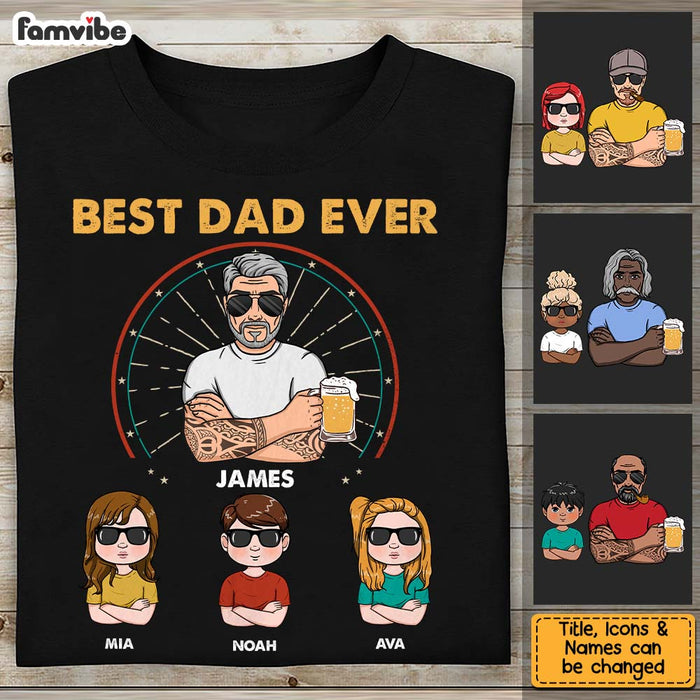 Personalized Gift For Dad And Children Shirt - Hoodie - Sweatshirt 24765 1
