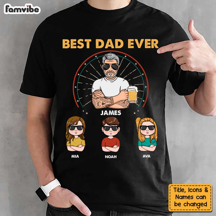 Personalized Gift For Dad And Children Shirt - Hoodie - Sweatshirt 24765 1