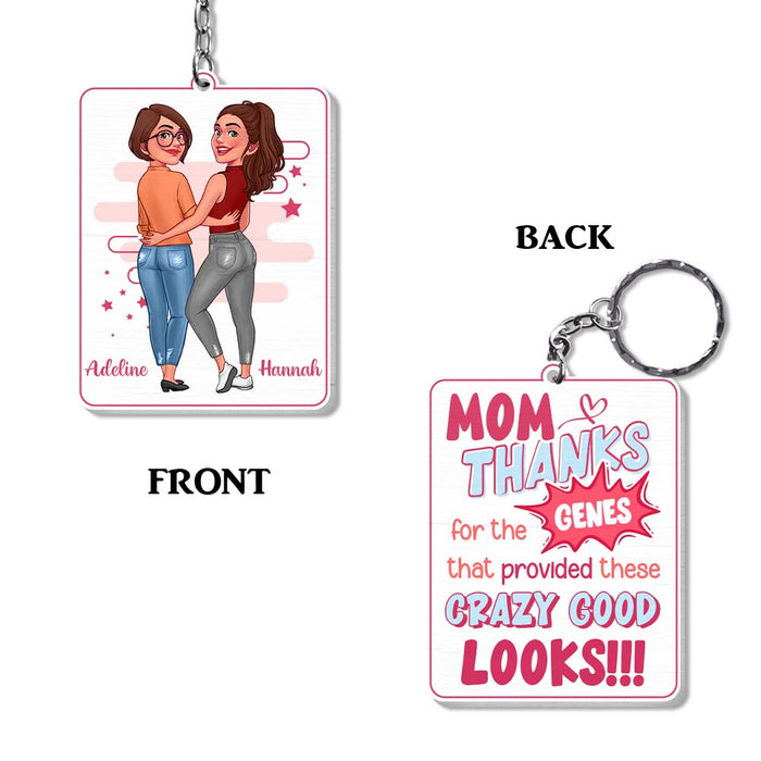Personalized Gift For Mother Wood Keychain 24770 1
