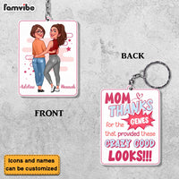 Personalized Gift For Mother Wood Keychain 24770 thumb 1