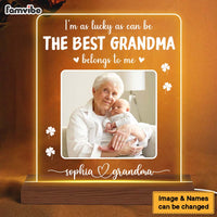 Personalized Grandma Belongs To Me Plaque LED Lamp Night Light 24774 thumb 1