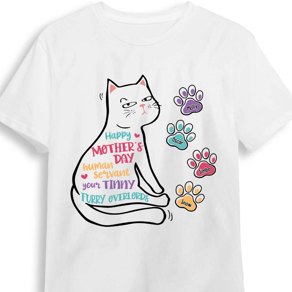 Personalized Mother's Day Gift For Cat Mom Shirt Hoodie Sweatshirt 24775 Primary Mockup