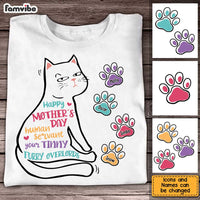 Personalized Mother's Day Gift For Cat Mom Shirt - Hoodie - Sweatshirt 24775 thumb 1