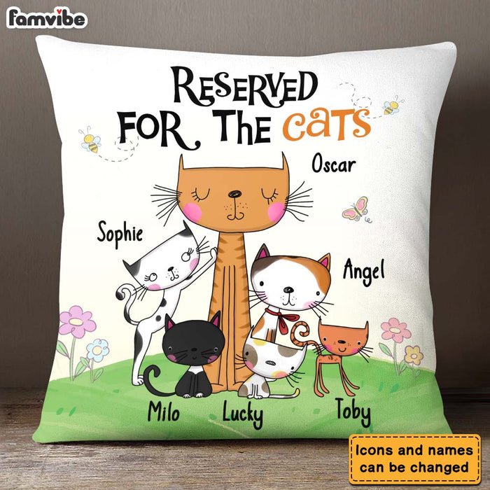Personalized Reserved For The Cat Pillow 24776 1