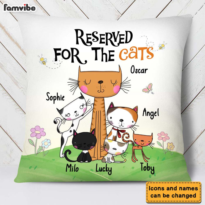 Personalized Reserved For The Cat Pillow 24776 1