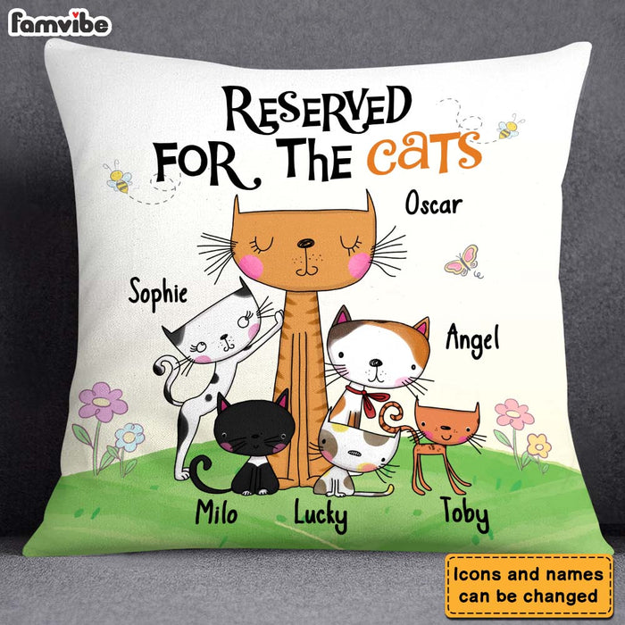 Personalized Reserved For The Cat Pillow 24776 1