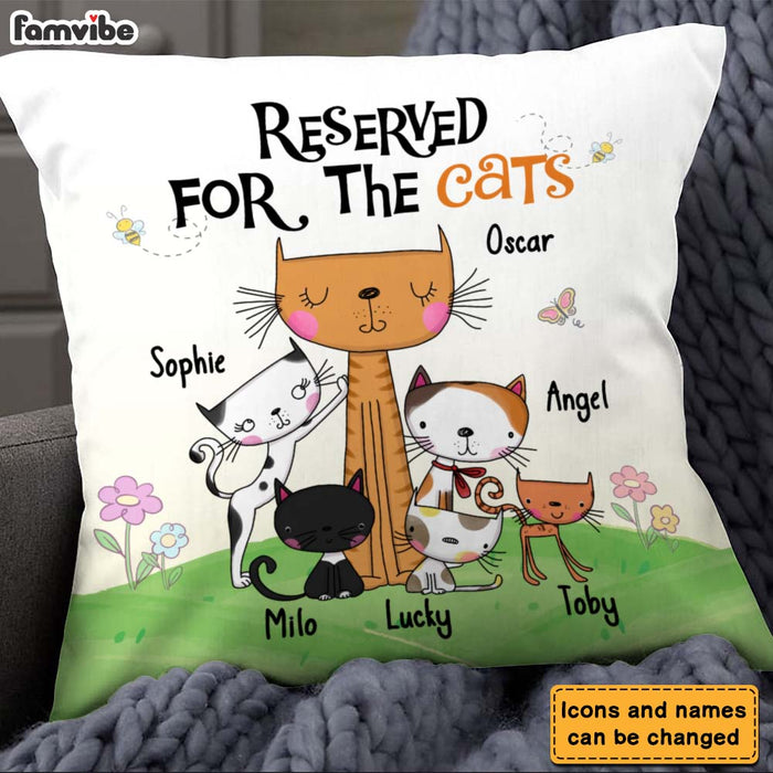 Personalized Reserved For The Cat Pillow 24776 1