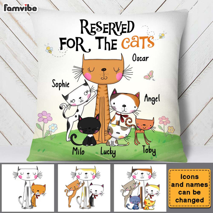 Personalized Reserved For The Cat Pillow 24776 1