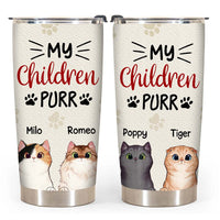 Personalized My Children Purr Steel Tumbler 24777 thumb 1