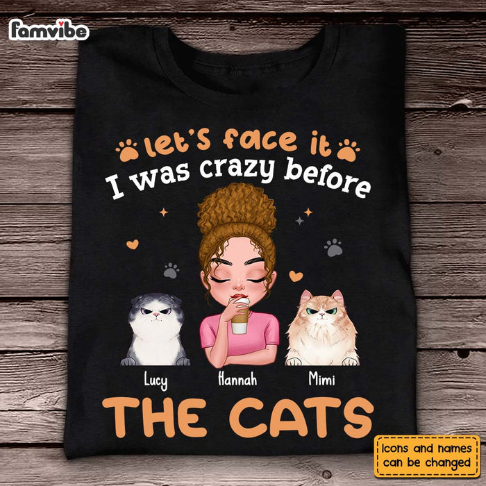 Personalized Gift For Cat Mom Shirt - Hoodie - Sweatshirt 24778 1