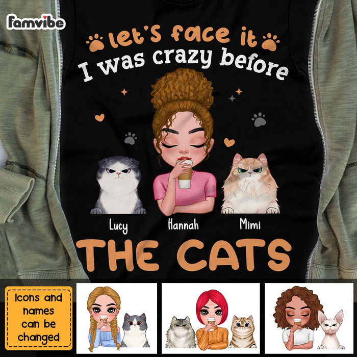 Personalized Gift For Cat Mom Shirt - Hoodie - Sweatshirt 24778 1