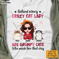 Personalized Crazy Cat Lady Shirt - Hoodie - Sweatshirt 24781 thumb 1