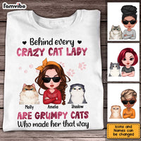 Personalized Crazy Cat Lady Shirt - Hoodie - Sweatshirt 24781 thumb 1