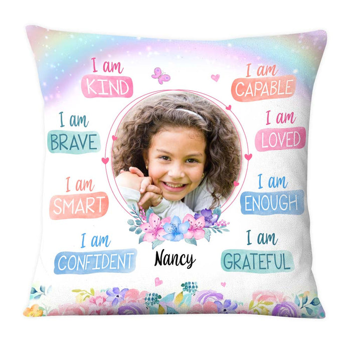 Personalized Gift For Granddaughter I Am Kind Pillow 24782 1