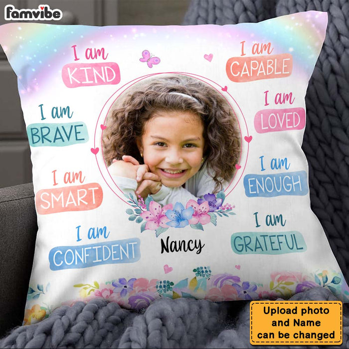 Personalized Gift For Granddaughter I Am Kind Pillow 24782 1