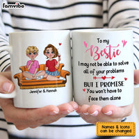 Personalized Face Them Alone Friend Mug 24786 thumb 1