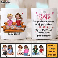 Personalized Face Them Alone Friend Mug 24786 thumb 1