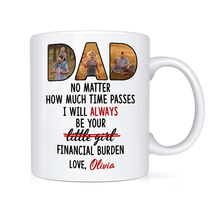 Personalized Gift For Dad From Financial Burden Mug 24788 1