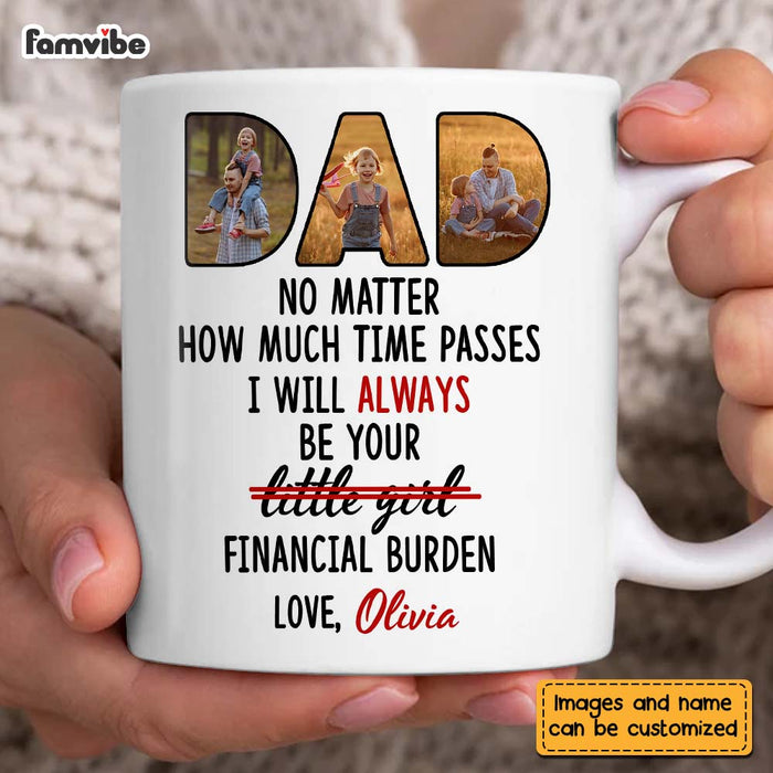 Personalized Gift For Dad From Financial Burden Mug 24788 1