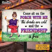 Personalized Sit Porch Grandma Metal Sign 24792 thumb 1