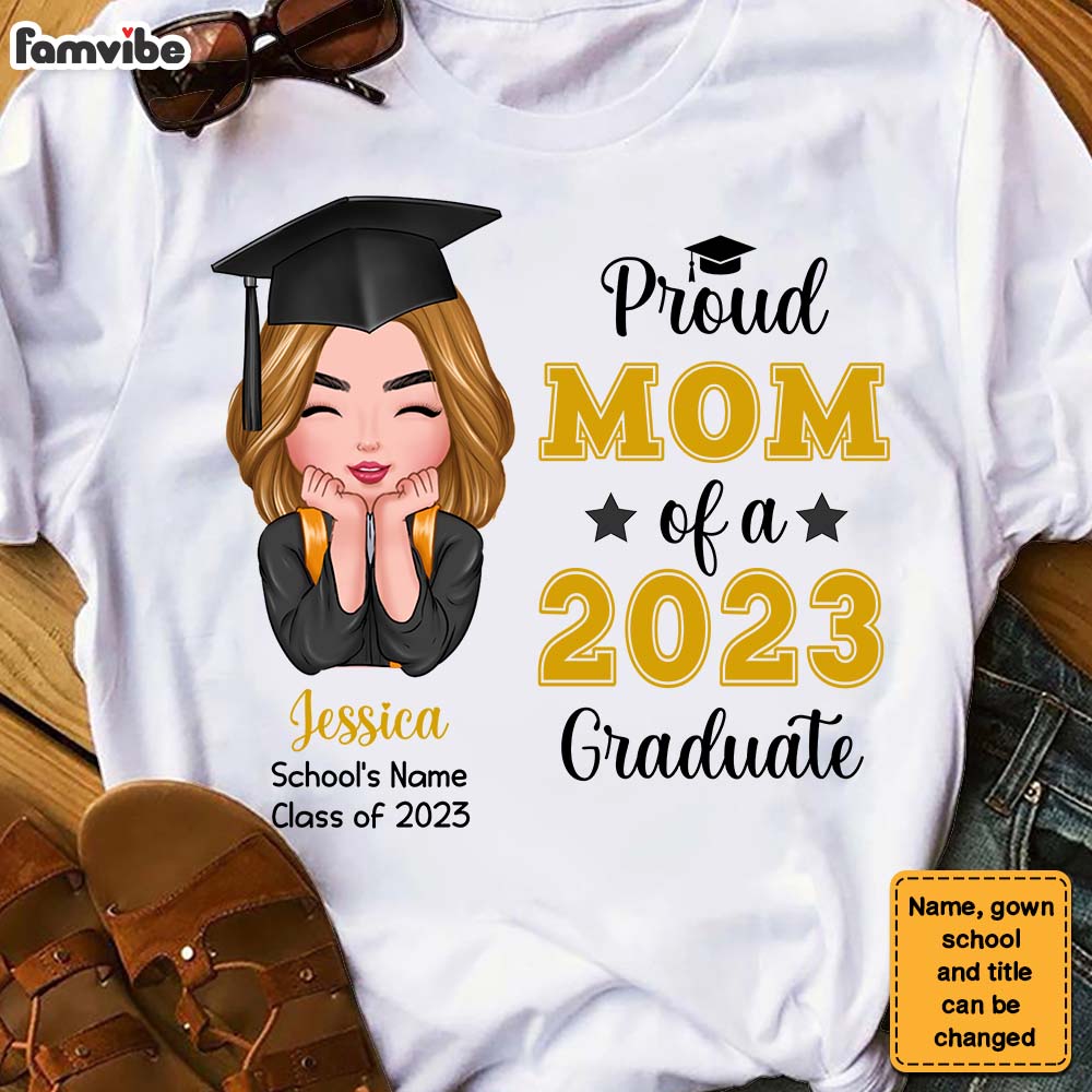 Personalized Graduation Mom 2023 Shirt Hoodie Sweatshirt 24796 Primary Mockup