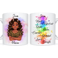 Personalized Gift For Daughter Granddaughter I am Kind Smart Mug 24798 thumb 1