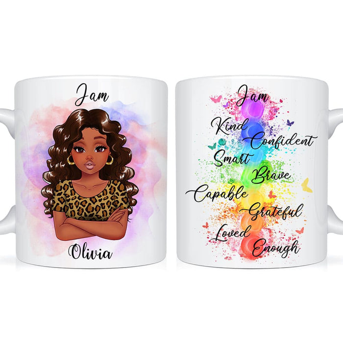 Personalized Gift For Daughter Granddaughter I am Kind Smart Mug 24798 1