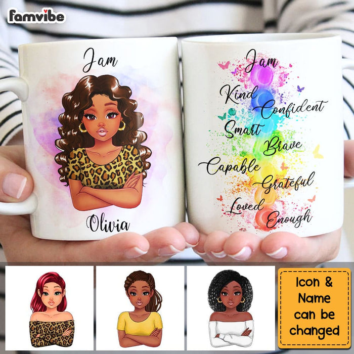 Personalized Gift For Daughter Granddaughter I am Kind Smart Mug 24798 1