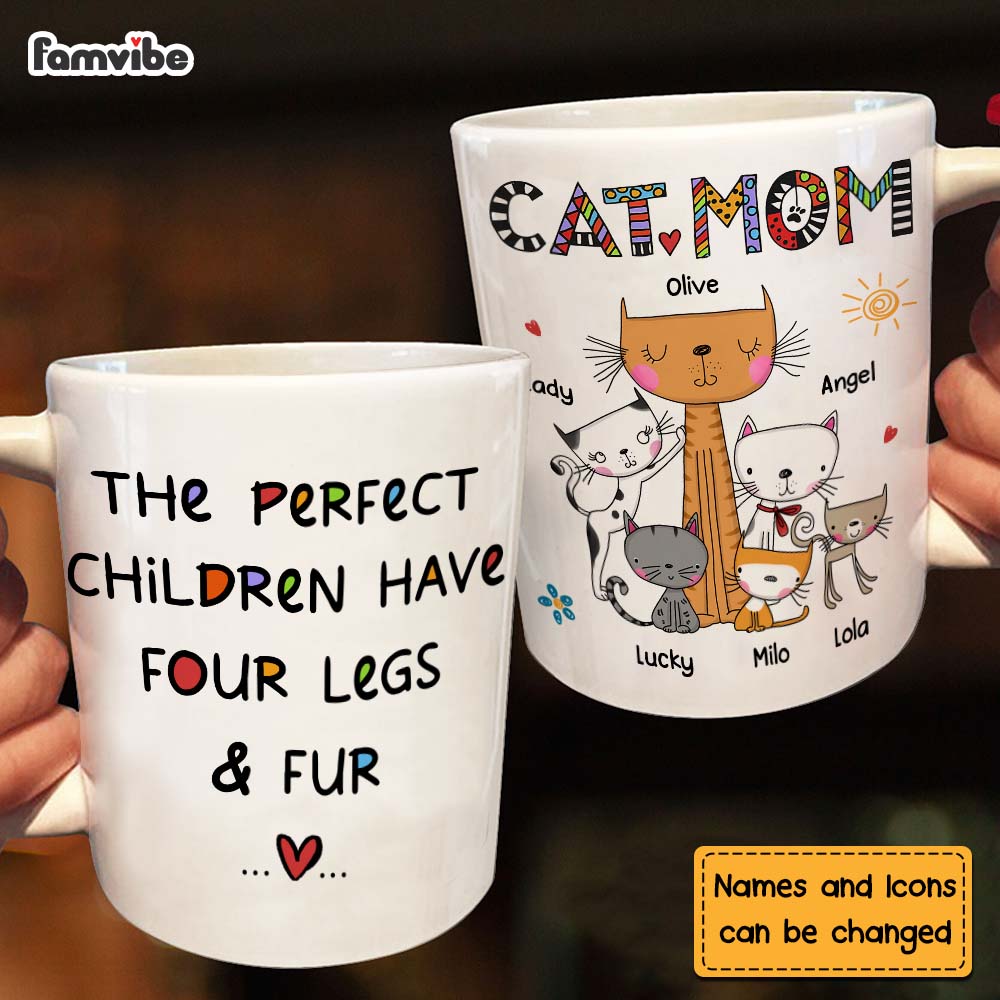 Personalized Gift For Cat Mom Mug 24799 Primary Mockup