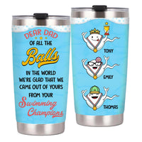 Personalized Swimming Champion Steel Tumbler 24801 thumb 1