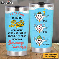 Personalized Swimming Champion Steel Tumbler 24801 thumb 1