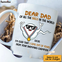 Personalized I'm Glad That I Came Out Of Yours Mug 24802 thumb 1