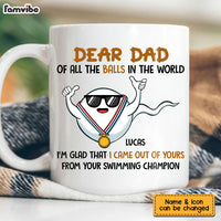 Personalized I'm Glad That I Came Out Of Yours Mug 24802 thumb 1